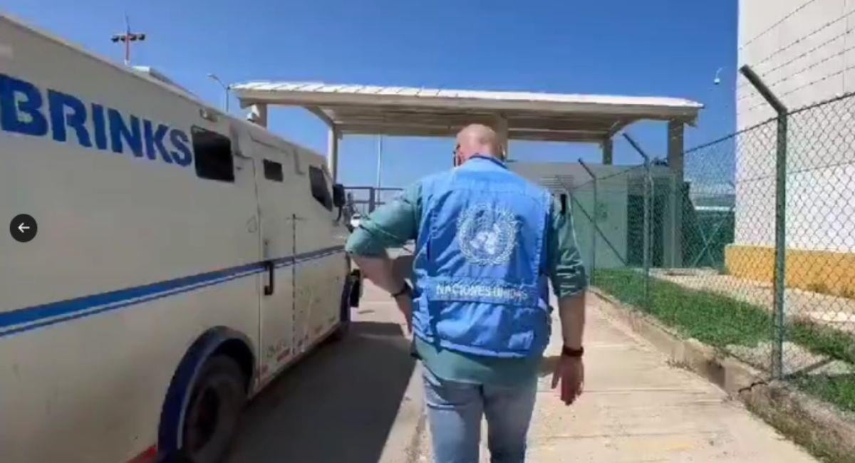 Camión de valores en liberación de padre Luis Diaz ¿por qué?