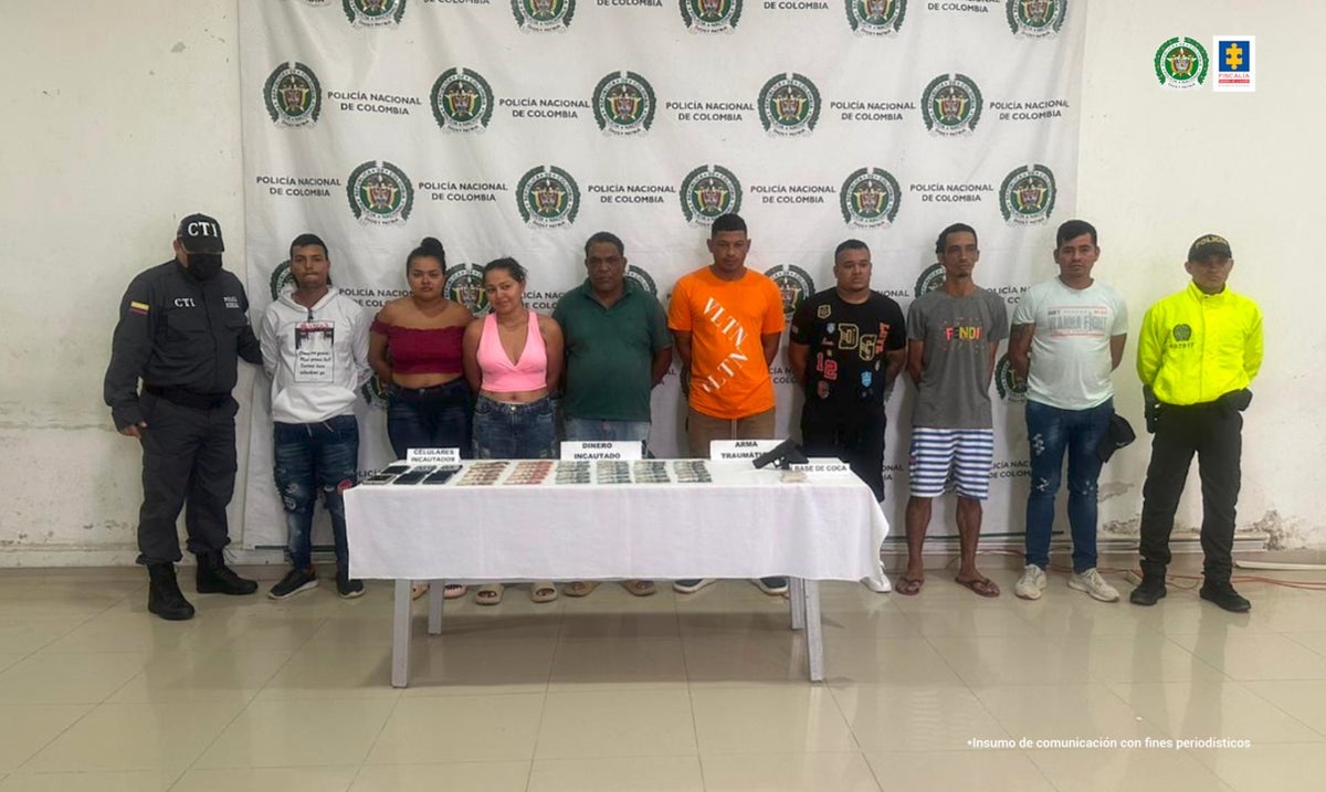 Los capturados fueron enviados a la cárcel.