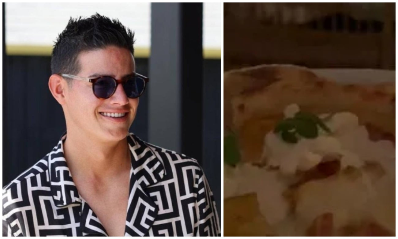 Gusano en comida del restaurante de James Rodríguez VIDEO