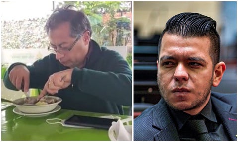 Gustavo Petro y JotaPe Hernández