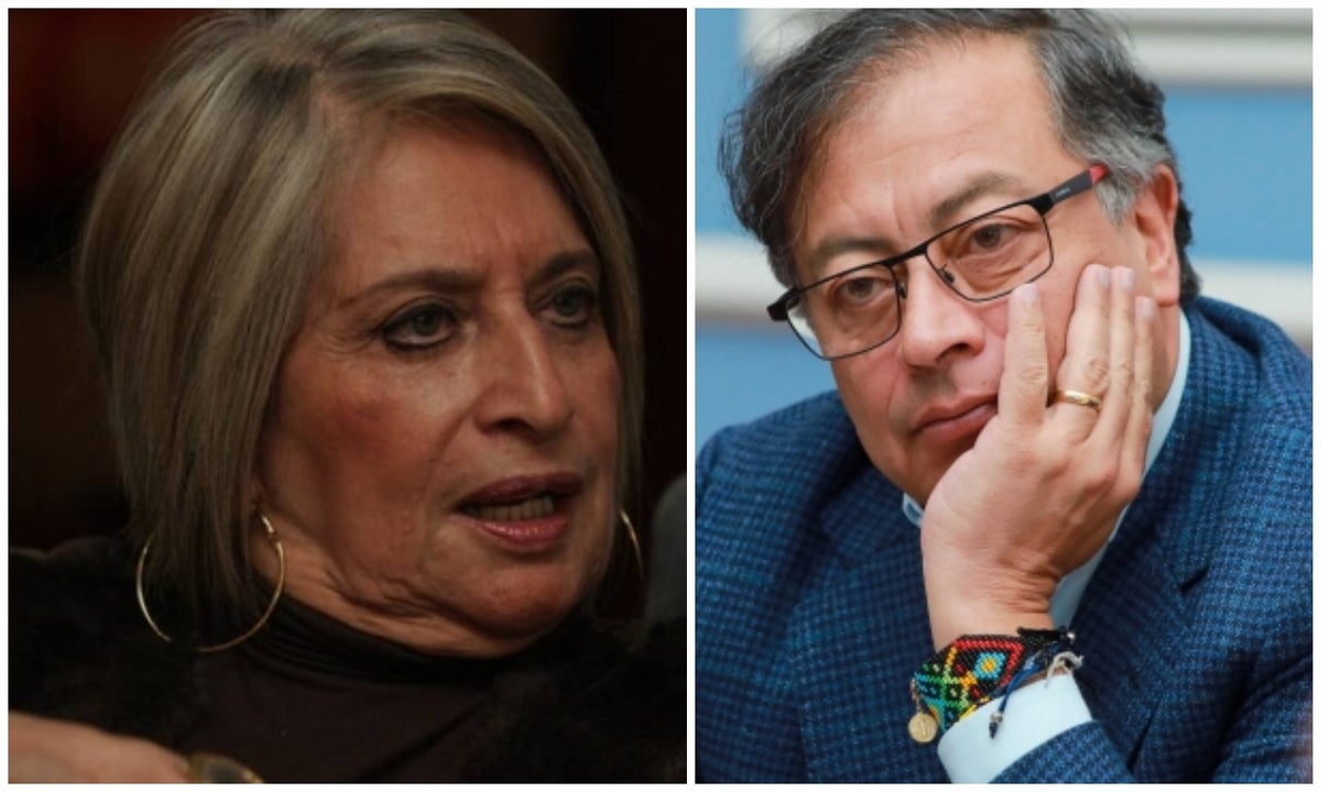 Cecilia López y Gustavo Petro