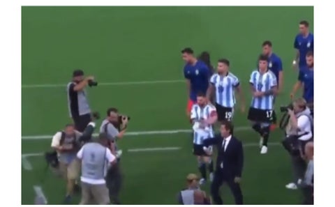Selección Argentina se retira del campo vs Brasil [VIDEO]