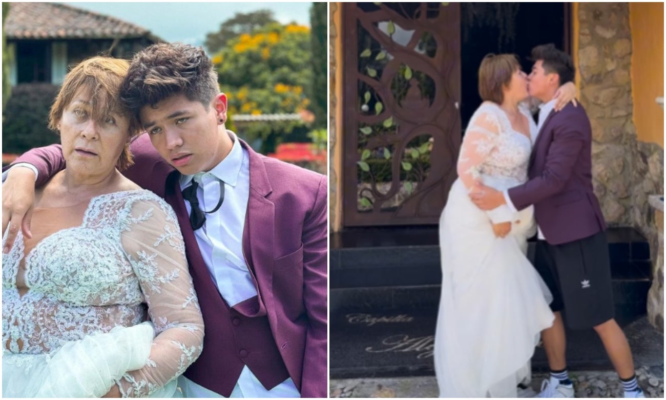 Alina Lozano y Jim Velásquez por fin se casan