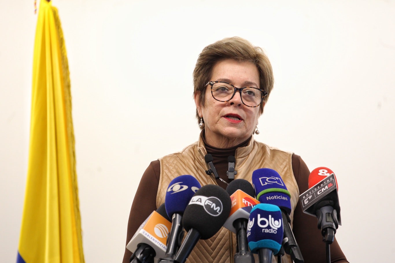 Gloria Inés Ramirez, Ministra del trabajo en rueda de prensa sobre el salario mínimo
