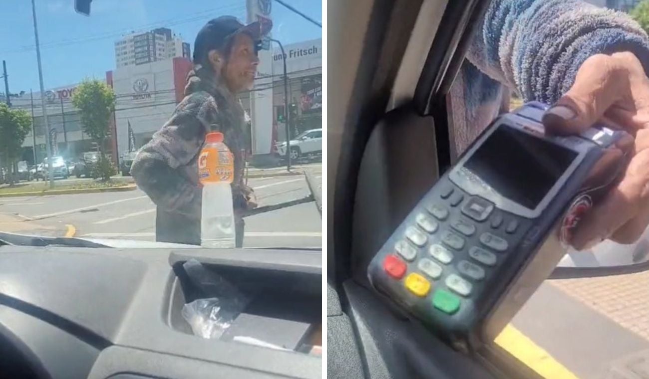 Limpiavidrios con Datafono
