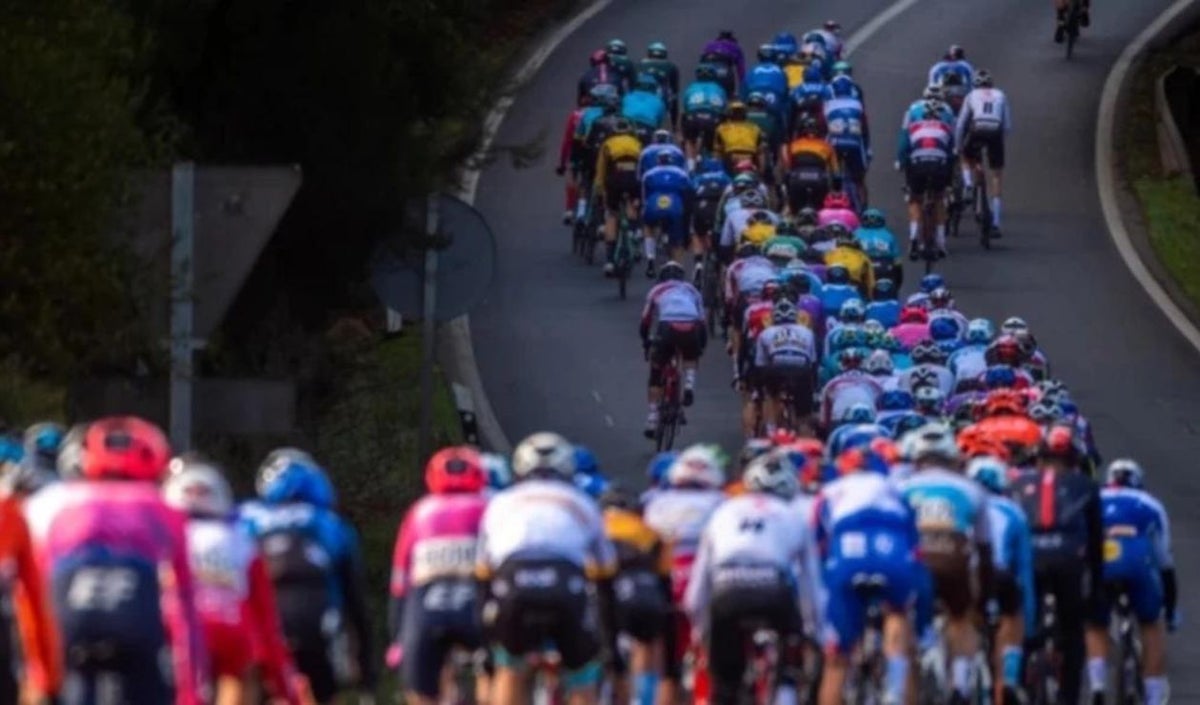 Pelotón de ciclistas