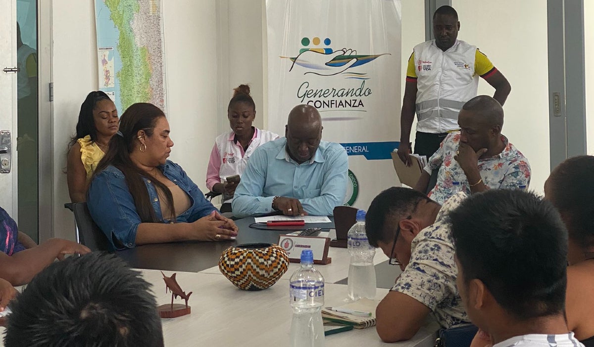 Reunión por educación en Chocó