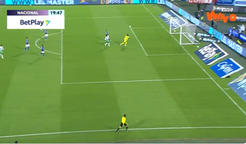 gol de Nacional en la final contra Millonarios: tremendo error del arquero