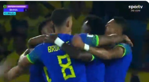 [Video] Gol de Brasil al minuto 3: Colombia entró dormida