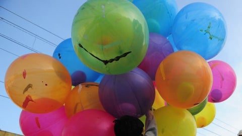 Globos con hidrógeno