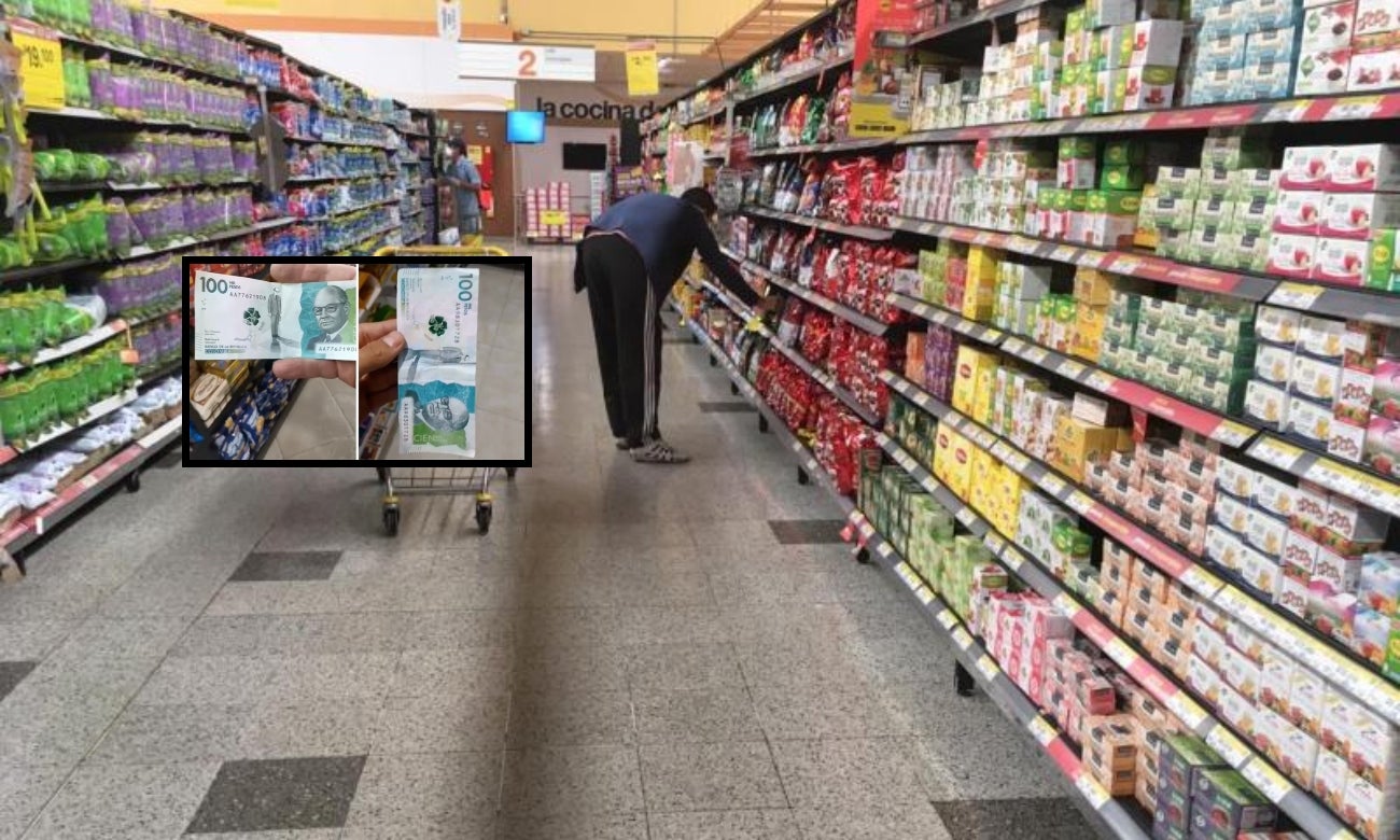 Intenta pagar con billetes falsos la descubren y se los come