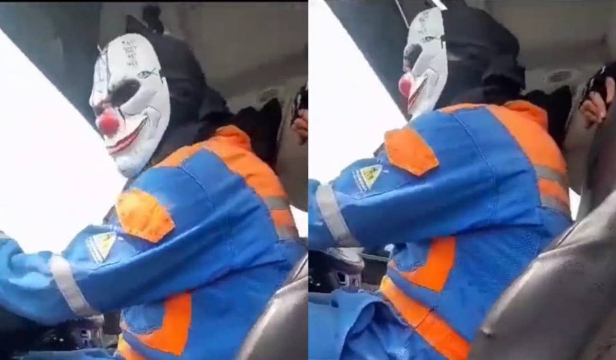 Hombre disfrazado de payaso se robó un bus del SITP
