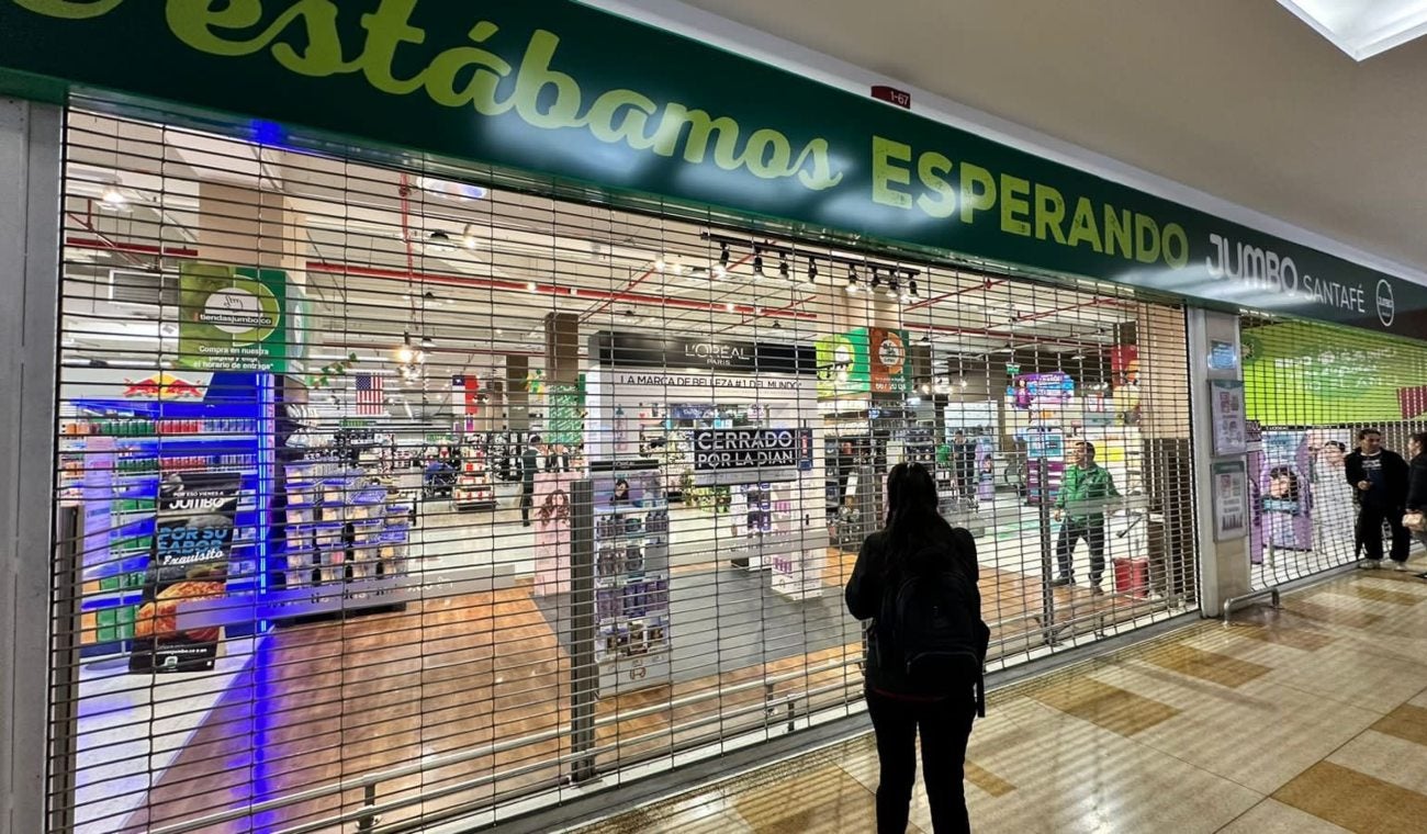 Jumbo del centro comercial Santafé