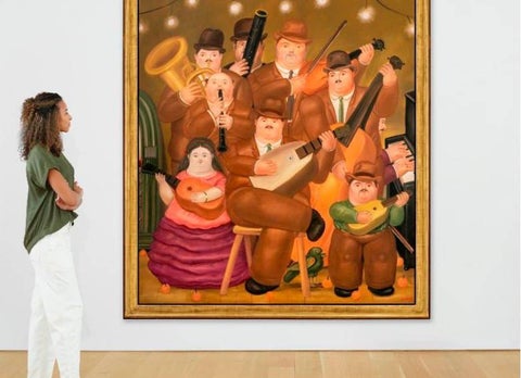 "The Musicians", obra de Fernando Botero