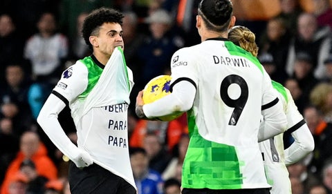 Luis Díaz le dedicó el gol a su padre