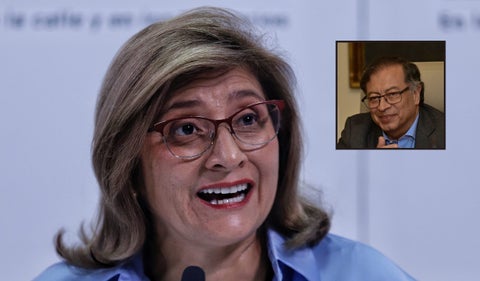 Martha Mancera y Gustavo Petro