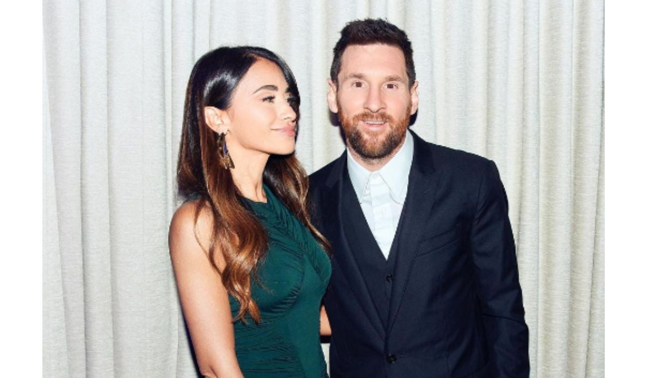 Messi y Antonella Rocuzzo