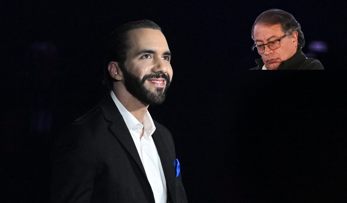 Nayib Bukele y Gustavo Petro