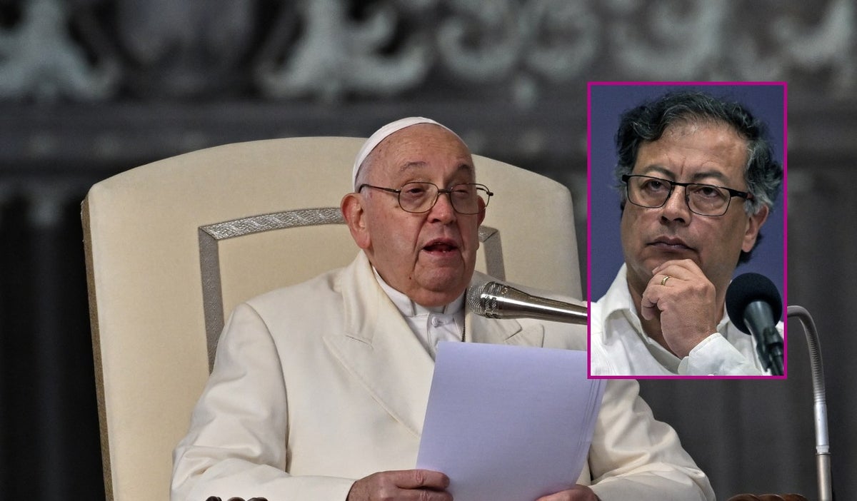 Papa Francisco y Gustavo Petro