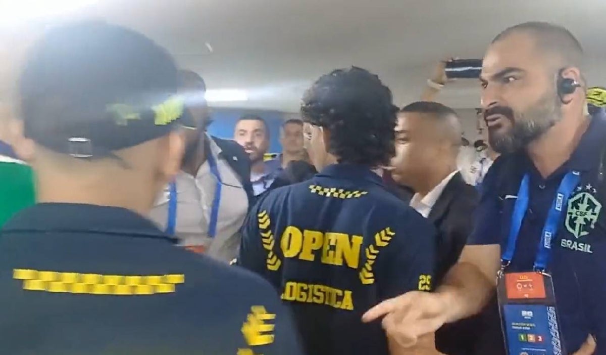 Pelea Brasil Colombia en Barranquilla