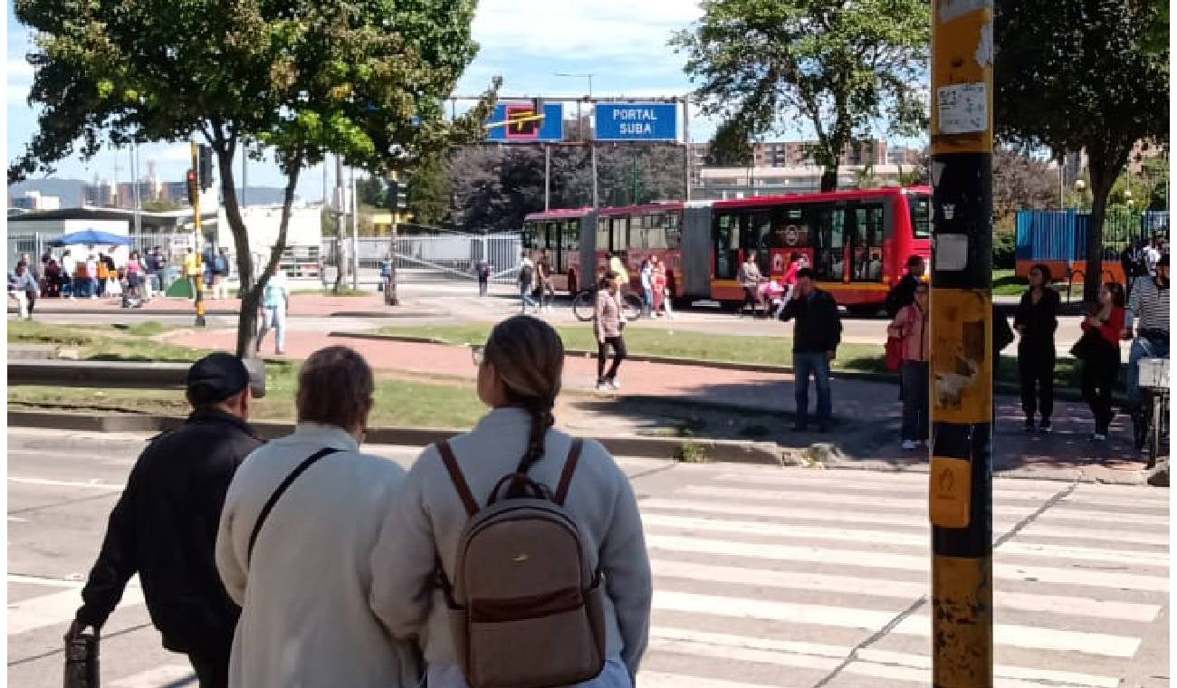 Cierre en Portal Suba