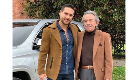 Murió el padre del actor Sebastián Caicedo