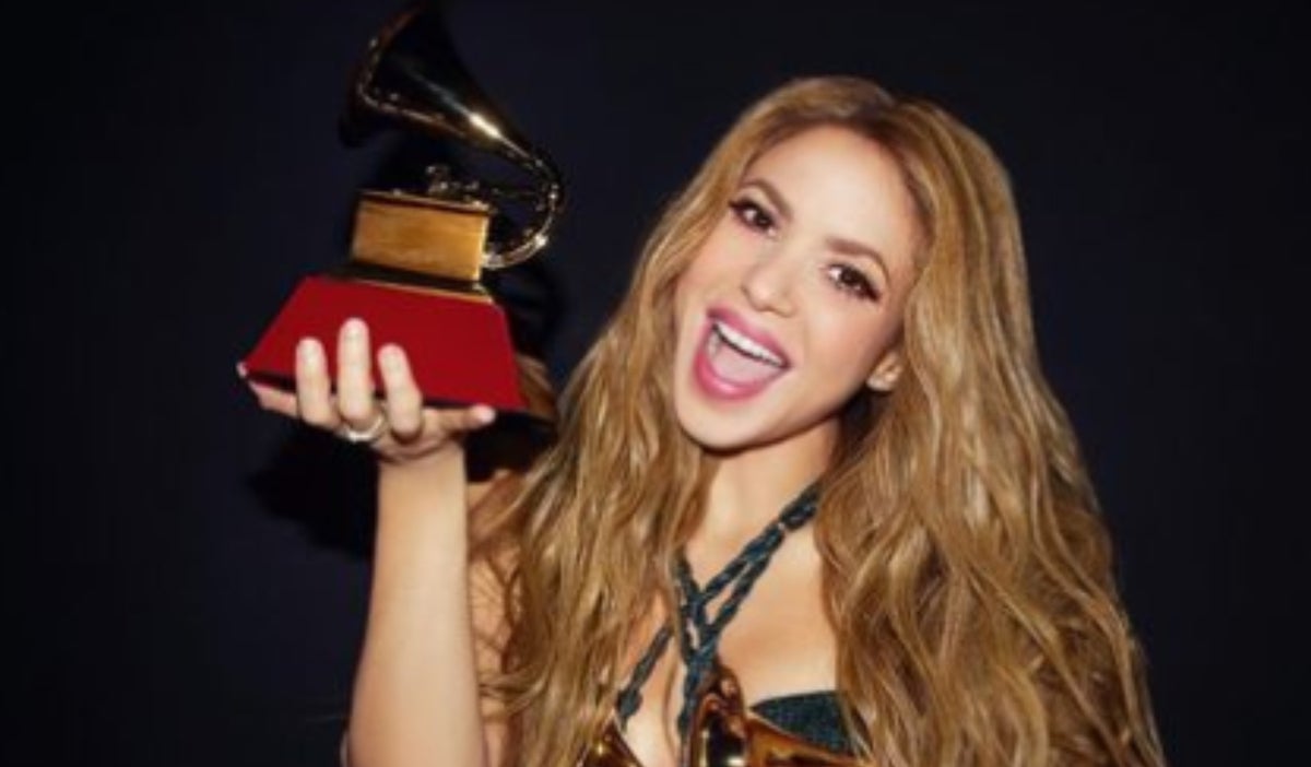 Shakira durante los Latin Grammy