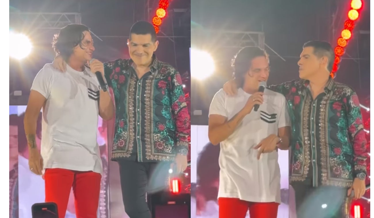 Silvestre Dangond y Peter Manjarrés cantaron juntos en Valledurpar