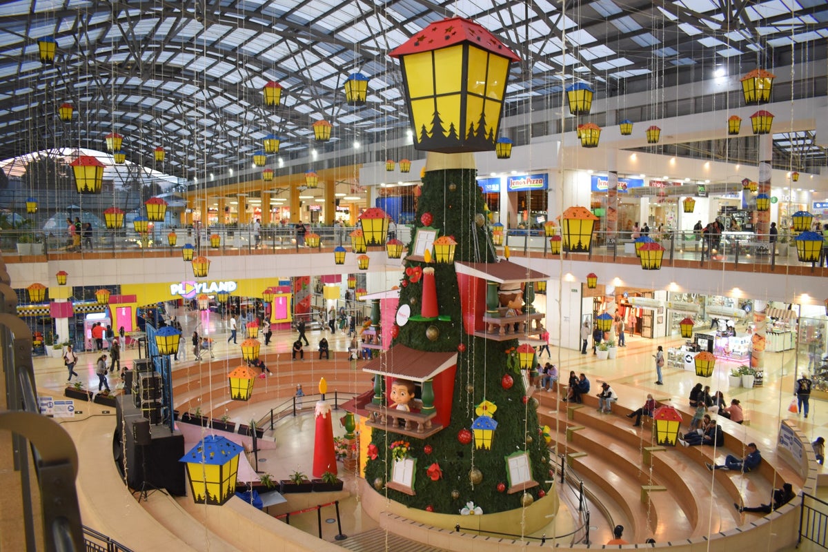 Centro comercial Plaza Imperial en Navidad