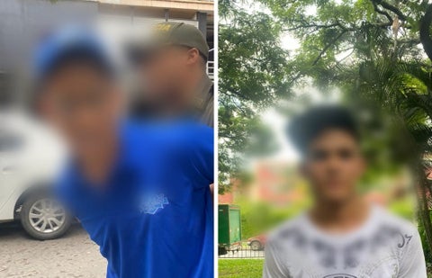Los detenidos atacaron a dos agentes de tránsito con cuchillo