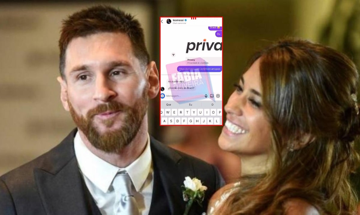 Messi ¿infiel? Modelo muestra supuesta conversarión con él