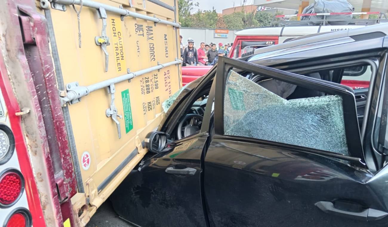 Accidente en la vía Bogotá - Siberia