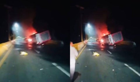 Accidente Vía La Línea