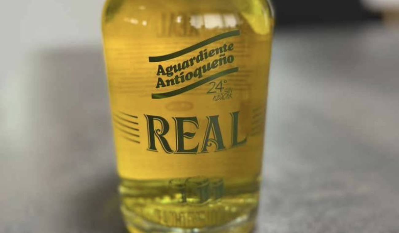 Aguardiente real amarillo