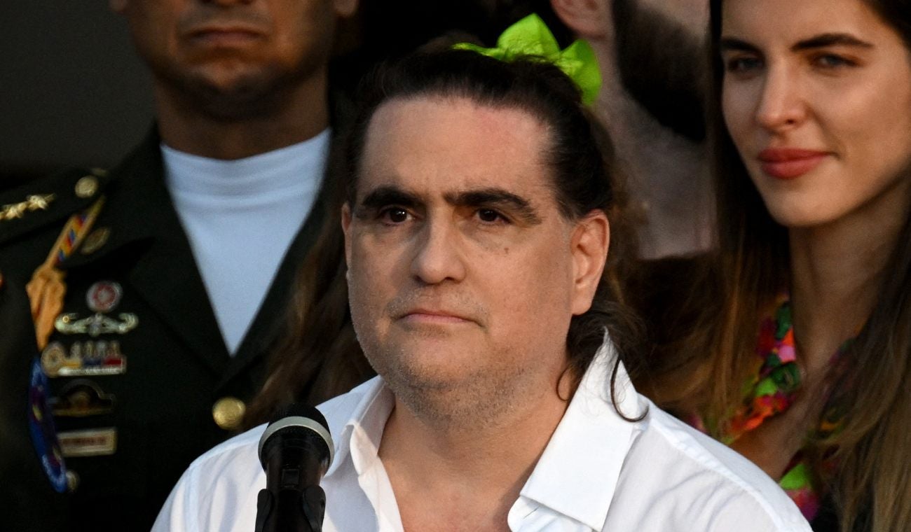 Alex Saab, en su llegada al Palacio de Miraflores, en Venezuela