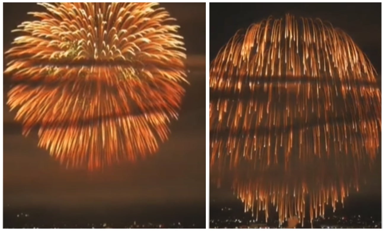 Japón lanza el fuego artificial más grande del mundo [VIDEO]