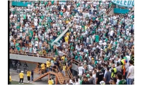 clásico paisa terminó en disturbios de hinchada de Nacional