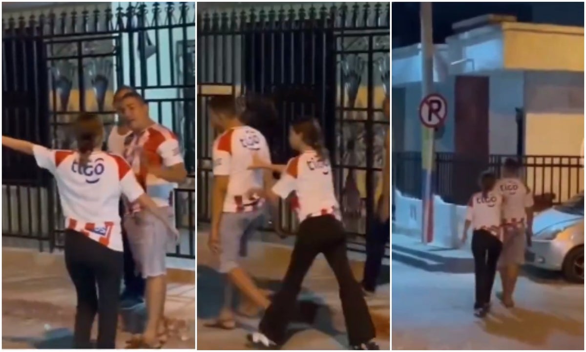 A hincha del Junior no lo dejaron celebrar: esposa lo entró