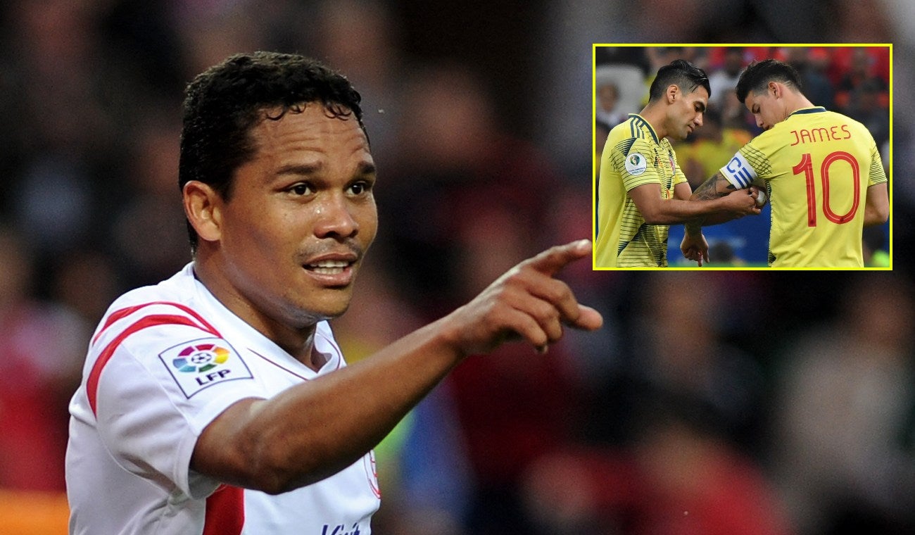 Carlos Bacca, Falcao y James