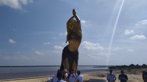 Estatua de Shakira en Barranquilla