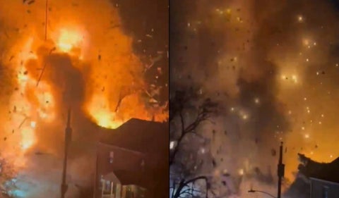 Explosión - imagen de referencia
