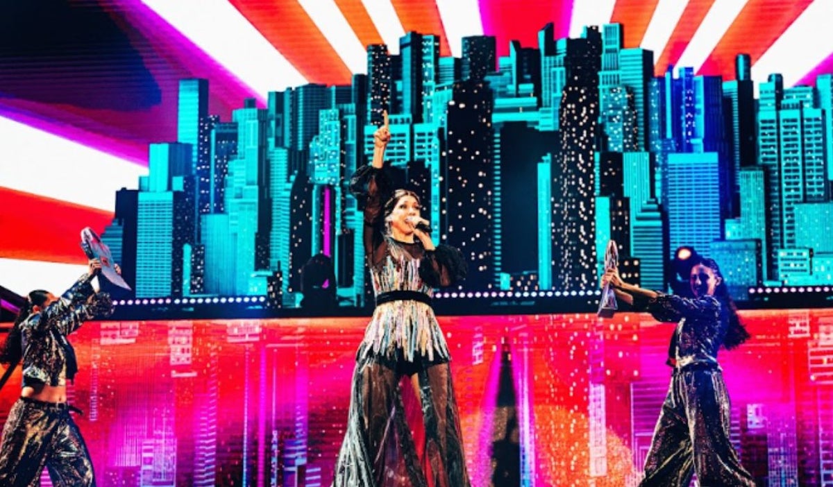 Flor Bertotti, protagonista de Floricienta en concierto