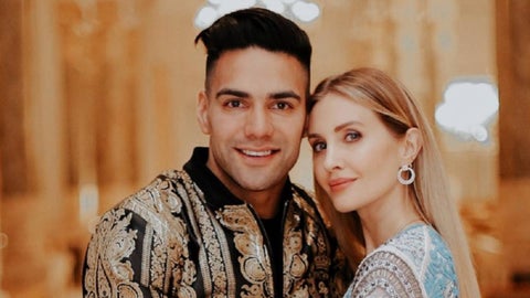 Radamel Falcao y Lorelei Tarón