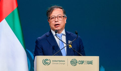 Gustavo Petro en la COP28