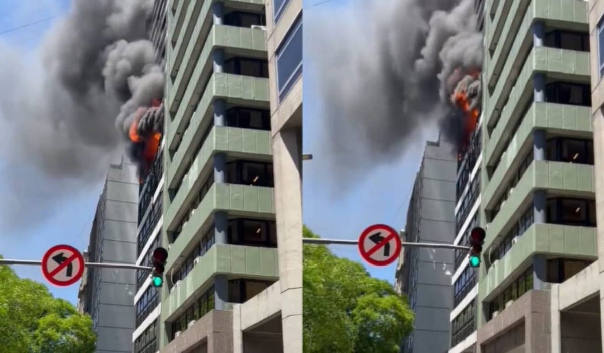 Incendio en Argentina