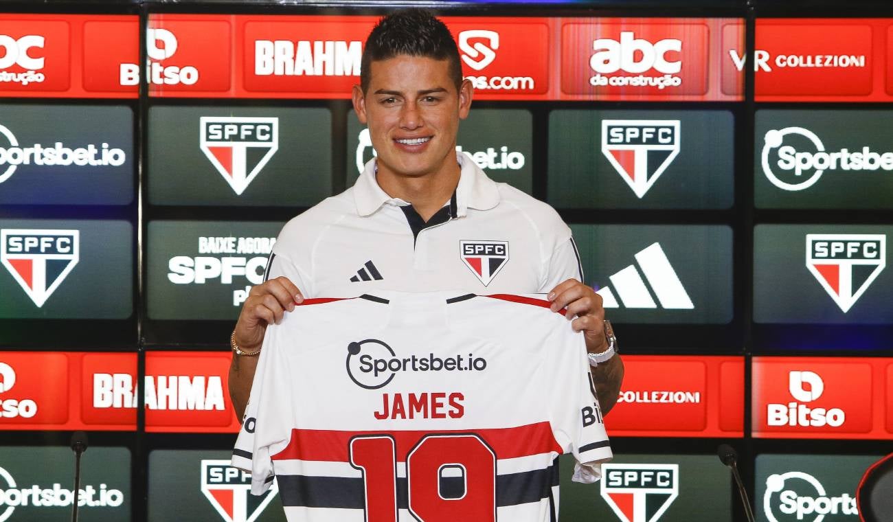 James Rodríguez en Sao Paulo