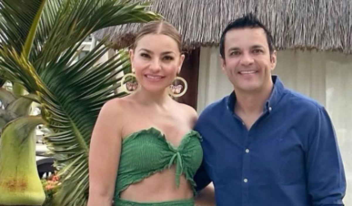 Juan Diego Alvira y su esposa Ana María Escobar