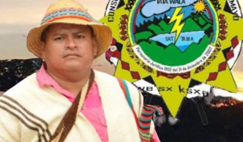 Líder indígena Phanor Guazaquillo