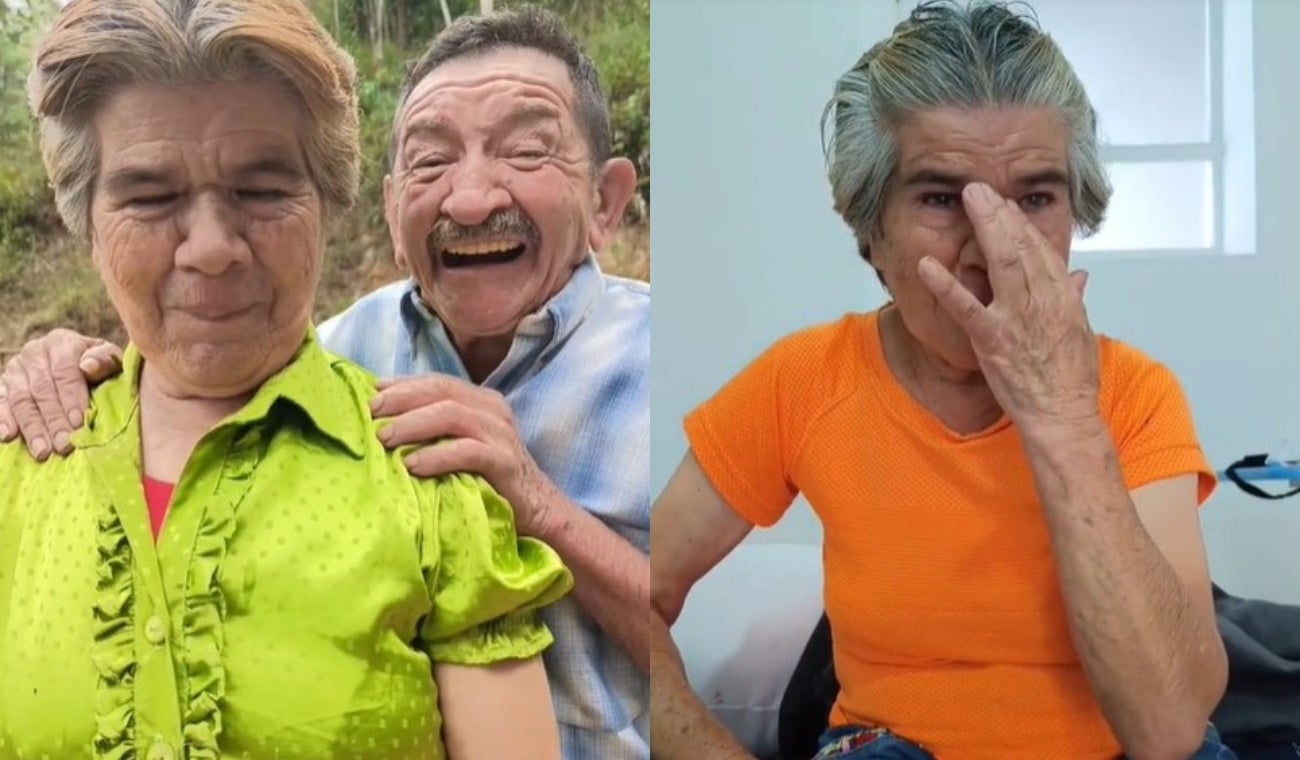 Mercedes, integrante de 'los sinvergüenzas', rompe en llanto al hablar de la enfermedad de su esposo