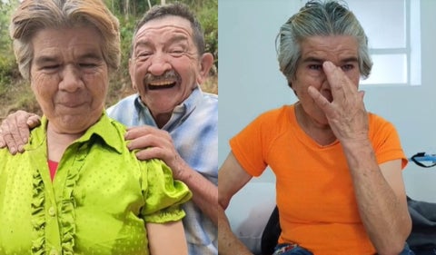 Mercedes, integrante de 'los sinvergüenzas', rompe en llanto al hablar de la enfermedad de su esposo